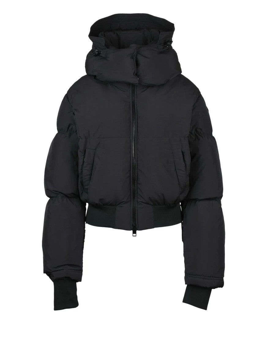 Diesel Black Nylon Short Down Jacket