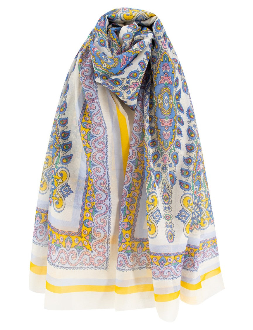 Etro Intricate Paisley Motif Scarf