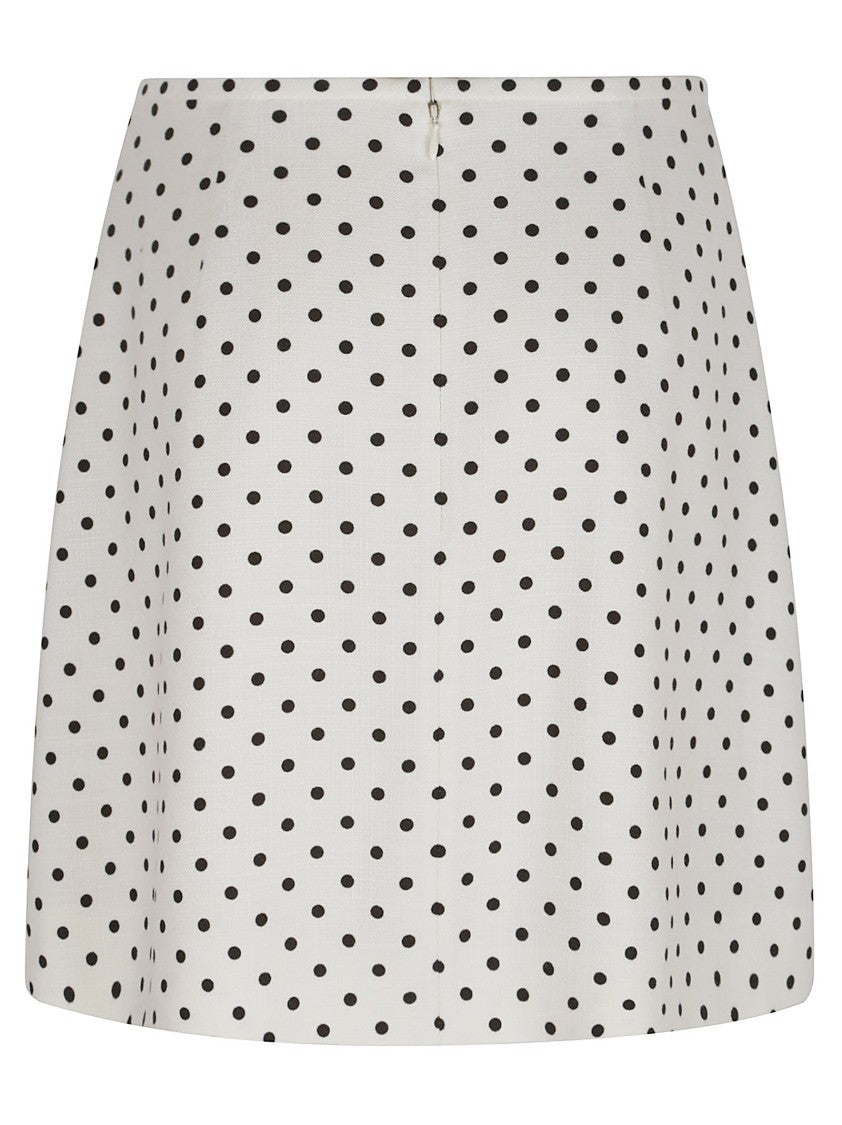 Valentino Garavani Playful Polka Dot Short Skirt
