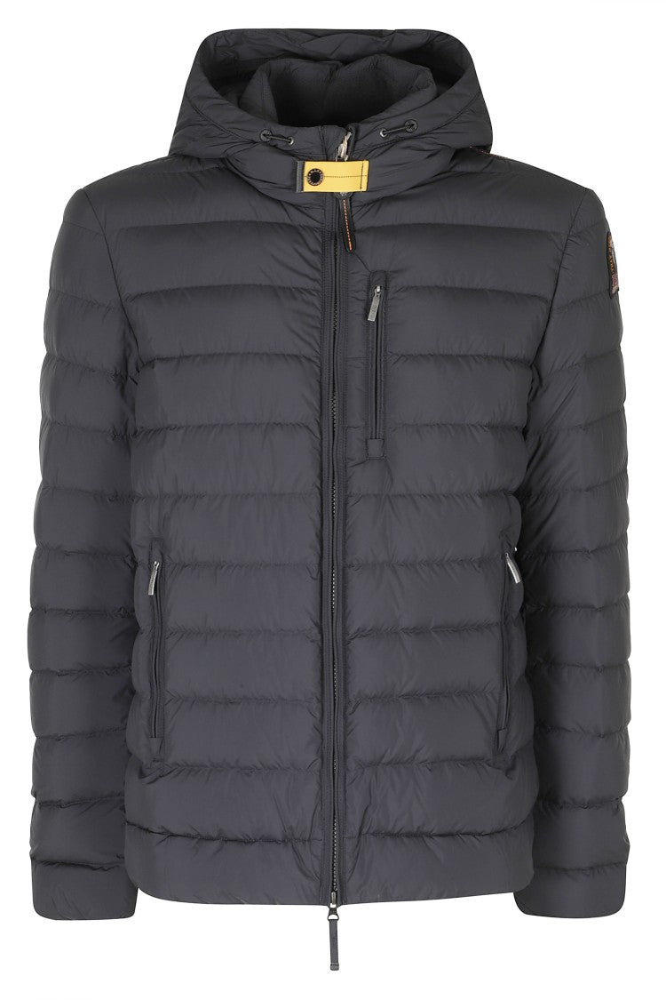 Parajumpers Quilted Hooded Down Jacket With High Neck And Double-Slider Zipper
