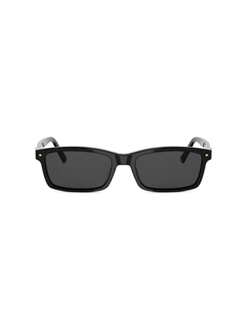 Dior Black Petit Cd S1i Rectangular Sunglasses