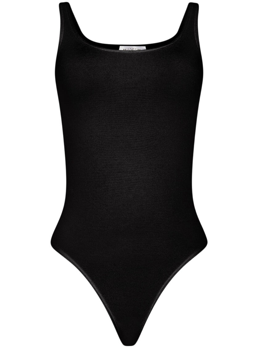 Wolford Jamaika String Body Fitted Cotton Bodysuit