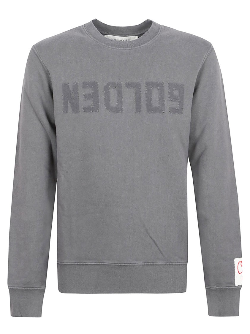 Golden Goose Charcoal Grey Cotton Sweatshirt