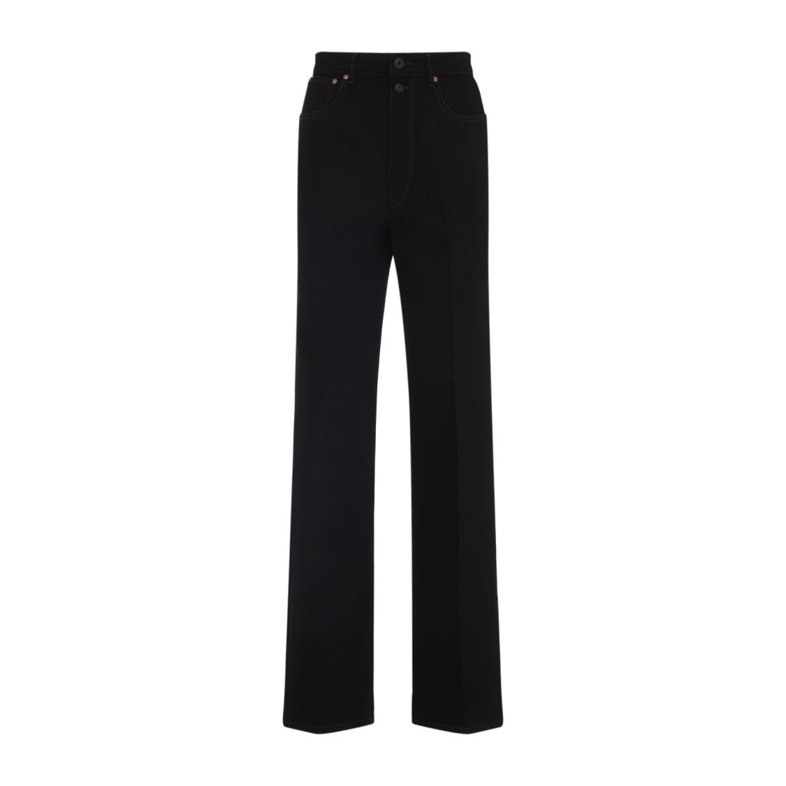 Lemaire High-Waisted Straight-Leg Trousers With Double-Button Closure