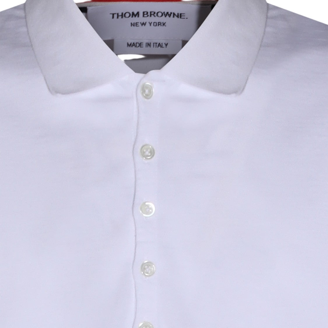 Thom Browne Classic White T-Shirt With Minimalist Design