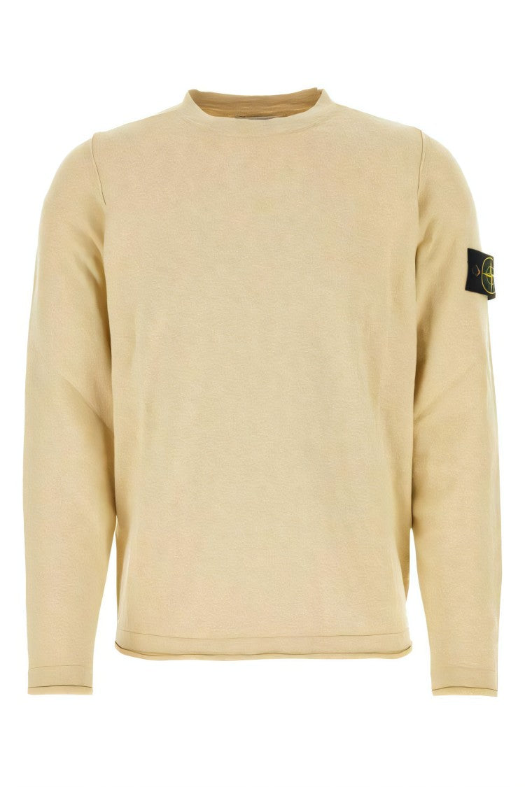 Stone Island Crew Neck Sweater With Subtle Texture