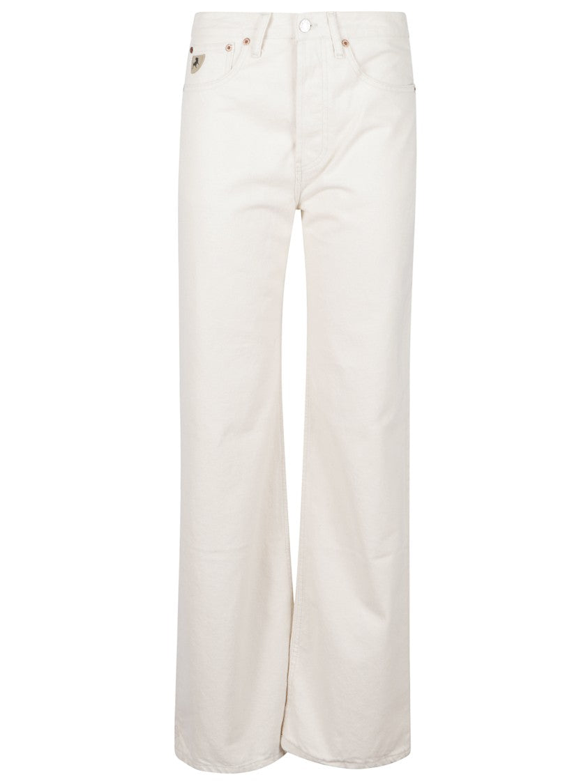 Iois High-Waisted Palazzo Jeans With Wide-Leg Silhouette