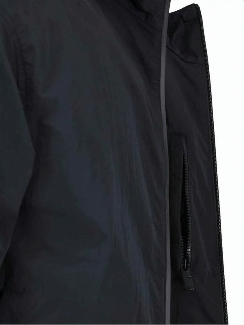 Burberry Lightweight Nylon Jacket With Attached Hood