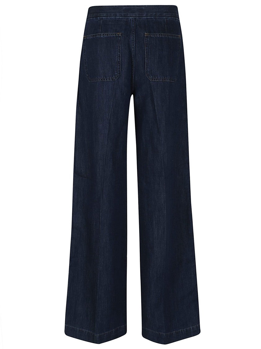 Polo Ralph Lauren High Rise Wide-Leg Denim Jeans