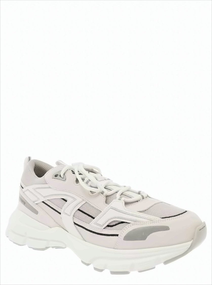 Axel Arigato Layered White Marathon R-Trail Sneakers With Sculpted Sole