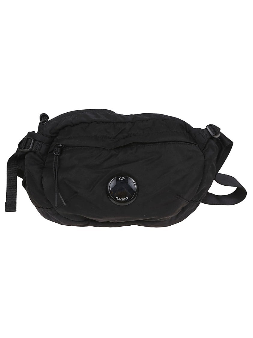 C.P. Company Compact Black Nylon Belt Bag