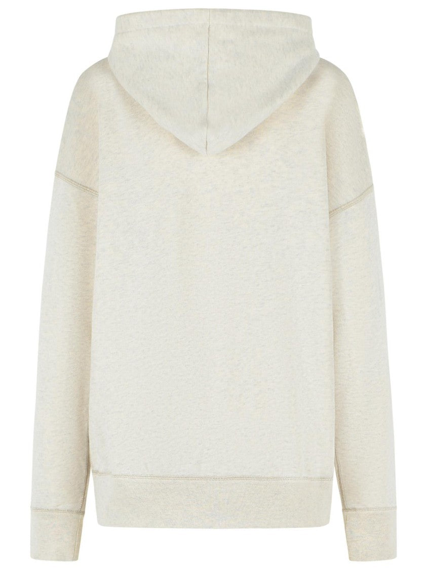 Isabel Marant Étoile 'Mansel' Sweatshirt In Ecru Cotton Blend