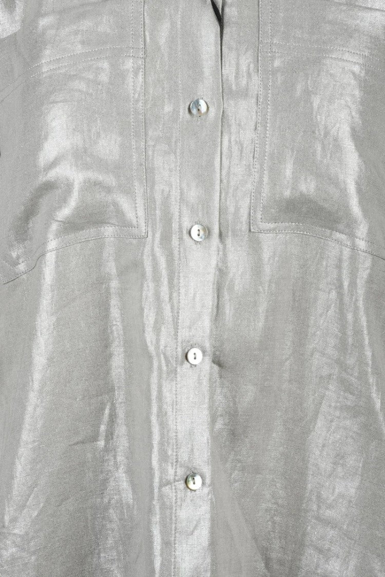 Marella Sport Sport Linen Shirt - Silver