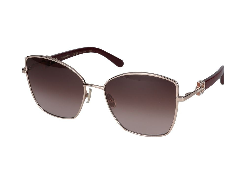 Salvatore Ferragamo Sunglasses Salvatore Ferragamo Sf312sr 773 Rose Gold/Wine Gradient 60/18/140