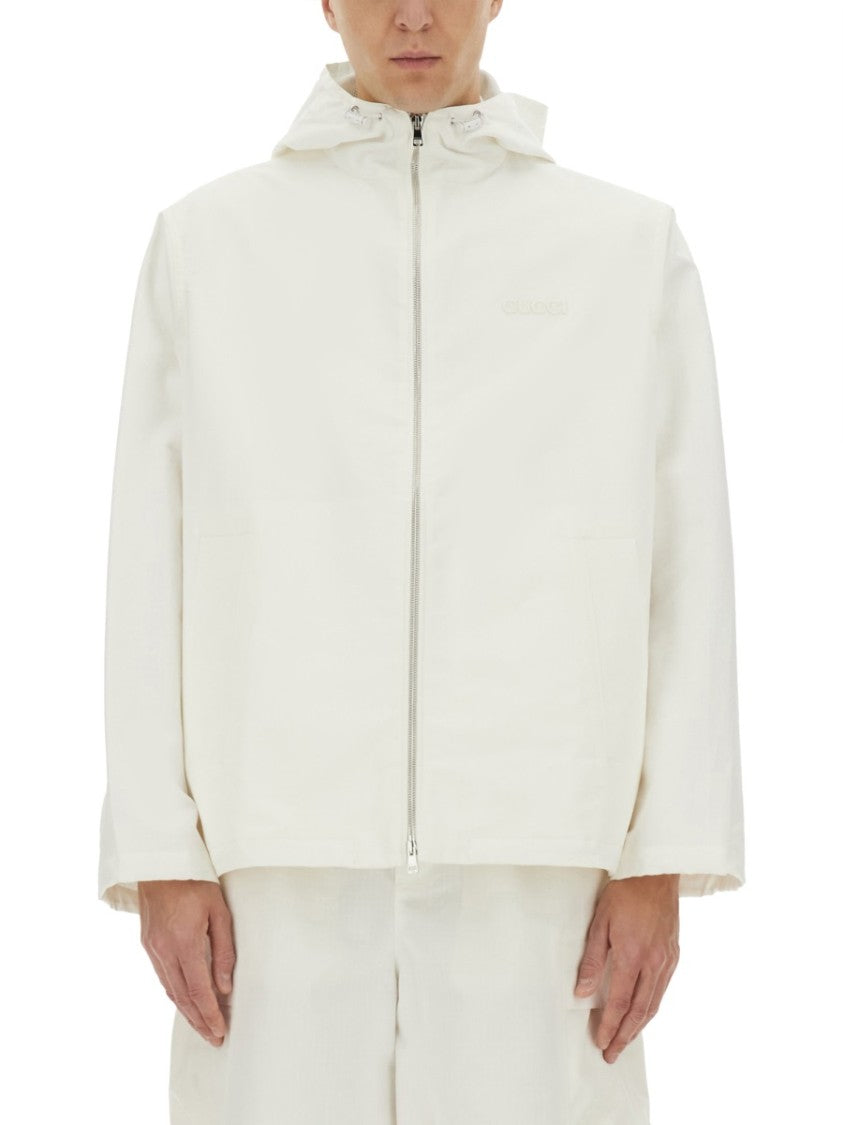 Gucci "Web" Zipper Sweatshirt