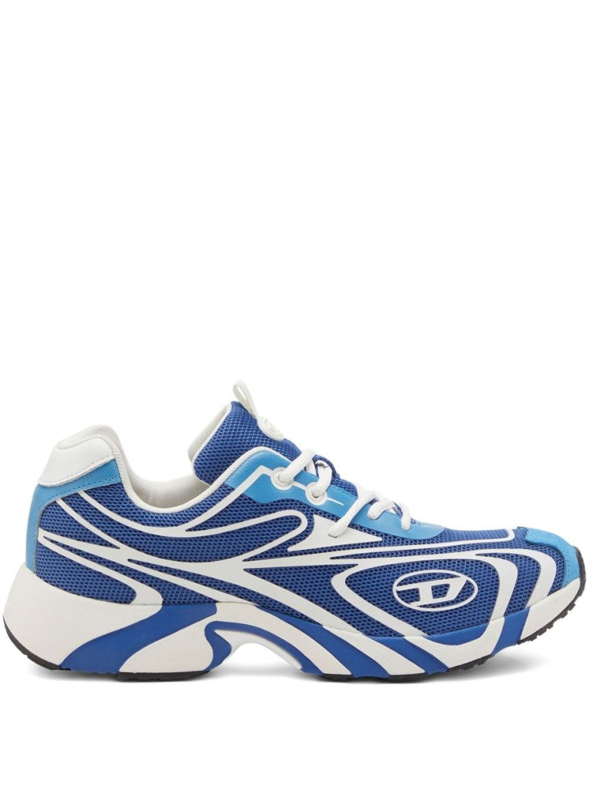Diesel Low-Top Sneakers With Dynamic Blue