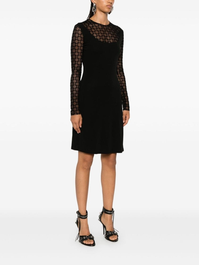 Givenchy Mid-Length Black Crepe Dress