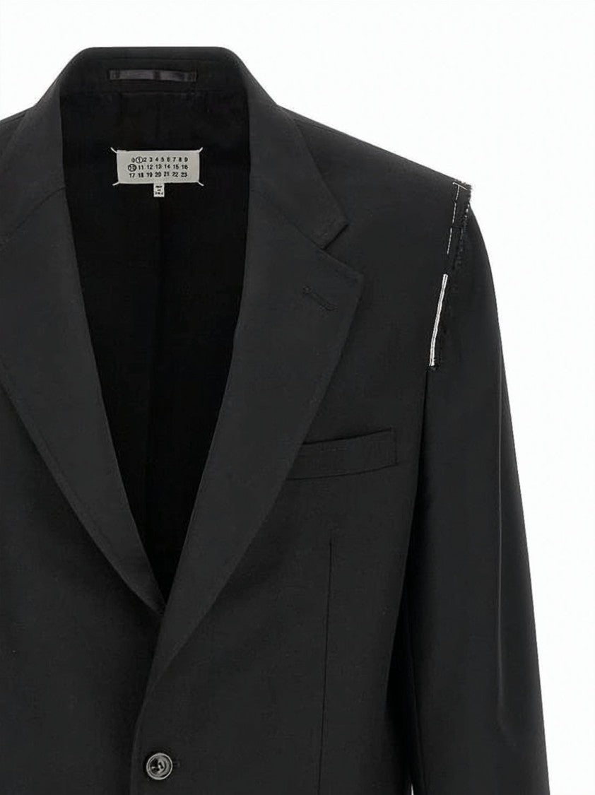 Maison Margiela Tailored Black Suit Jacket