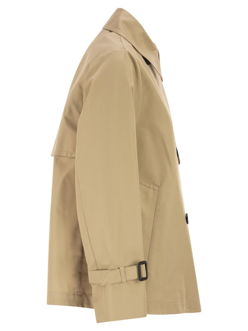 Max Mara Wkdbiglia - Water-Repellent Gabardine Trench Coat