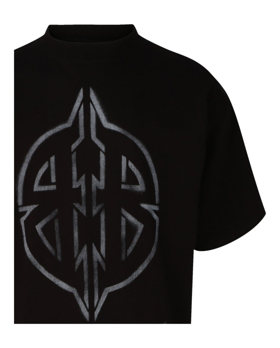 Balenciaga Oversized Metal Bb Stencil T-Shirt