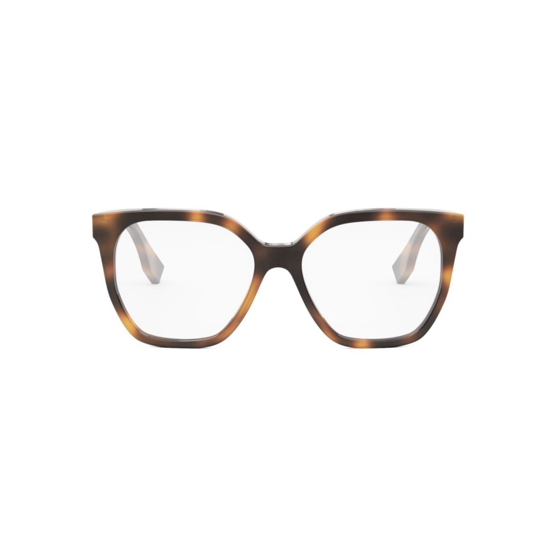 Fendi Fe50087i Oversized Tortoiseshell Square Frame Sunglasses