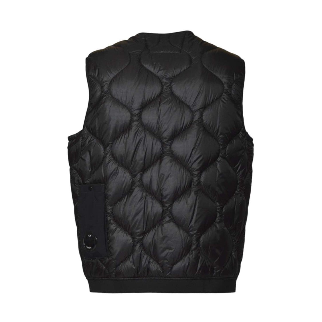 C.P. Company Diamond-Quilted Sleeveless Jacket With Structured Design