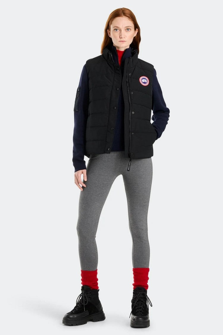 Canada Goose Black Freestyle Quilted Polyester Puffer Vest