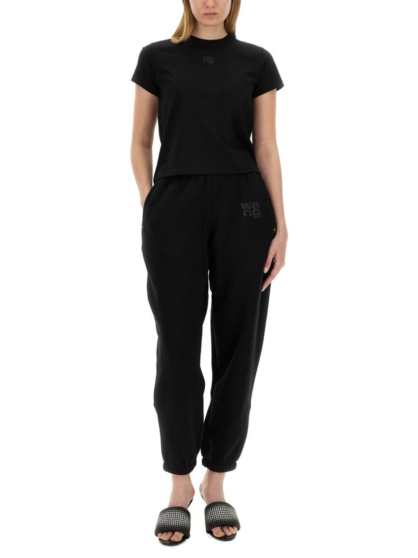 T By Alexander Wang Jogging Pants With Logo