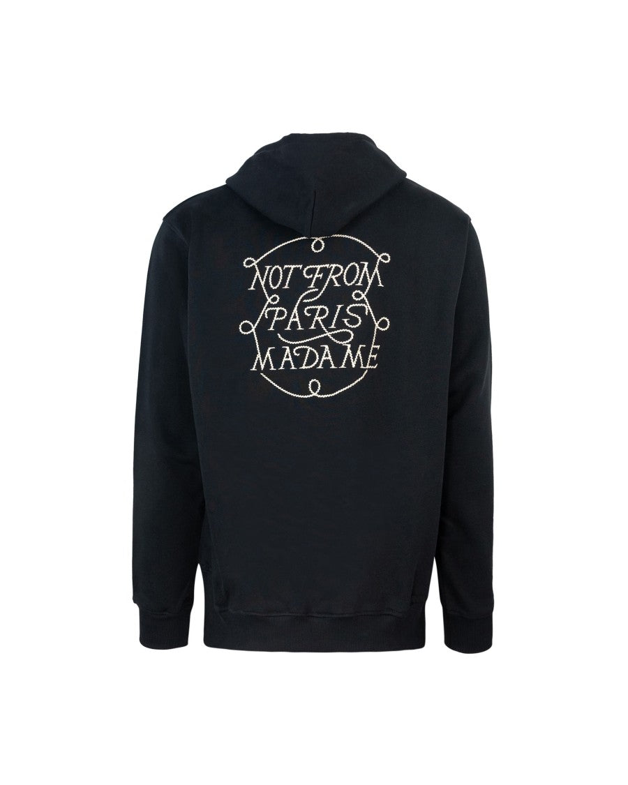 Drôle De Monsieur Tresses Slogan Sweatshirt – Black