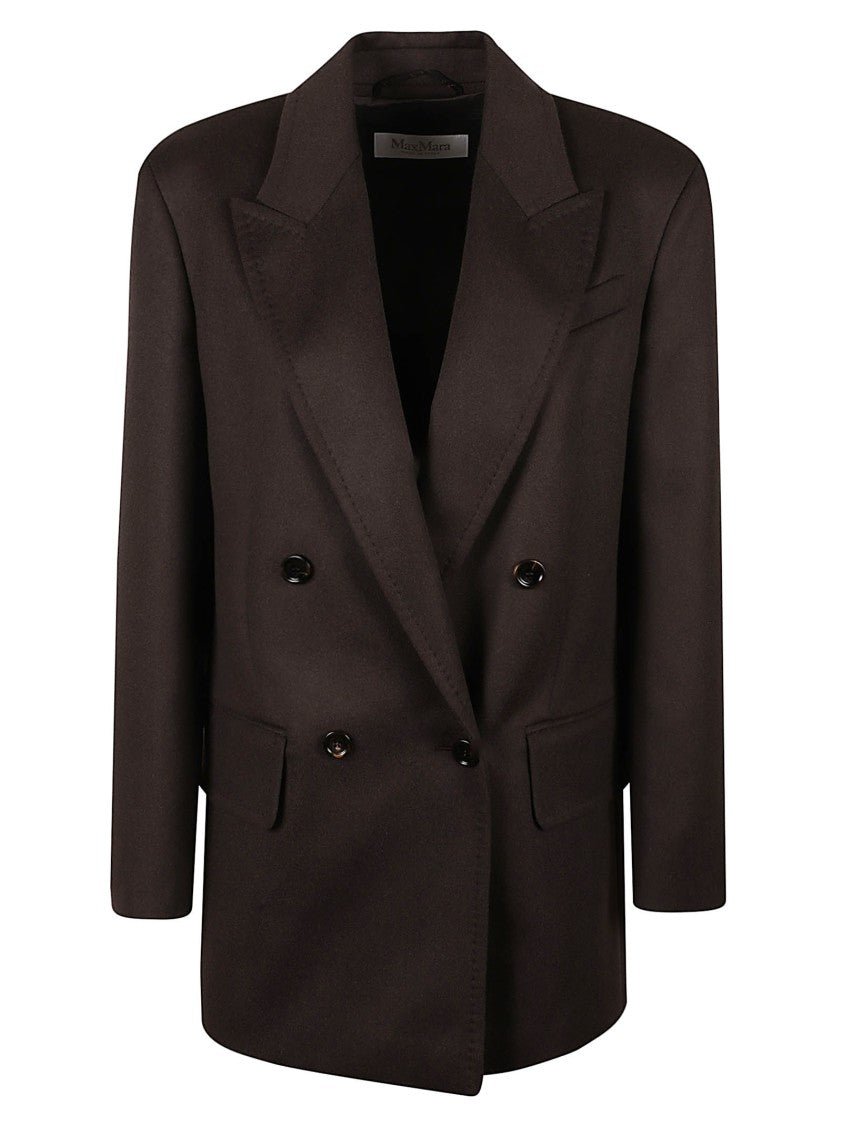 Max Mara Tailored Double-Breasted Blazer With Wide Lapels