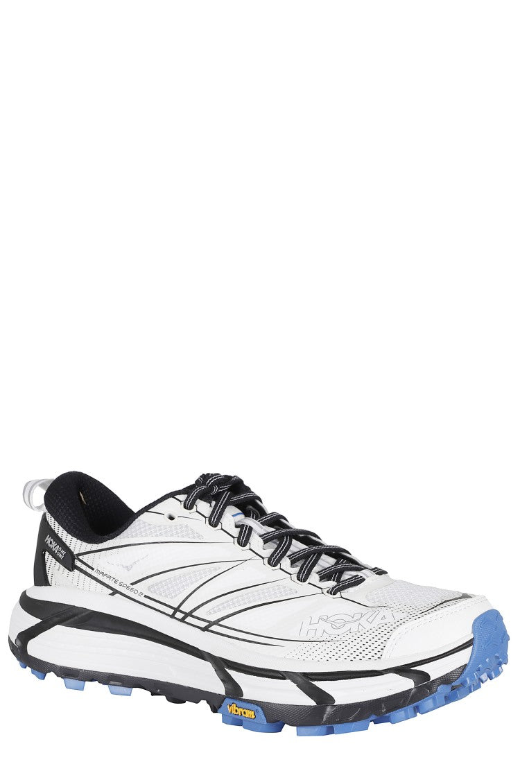 Hoka White Black U Mafate Speed 2 Mesh Polyester Sneakers