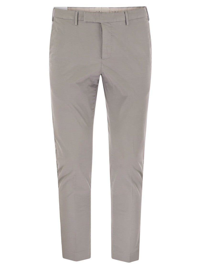 Pt Torino Dieci - Stretch Cotton Trousers