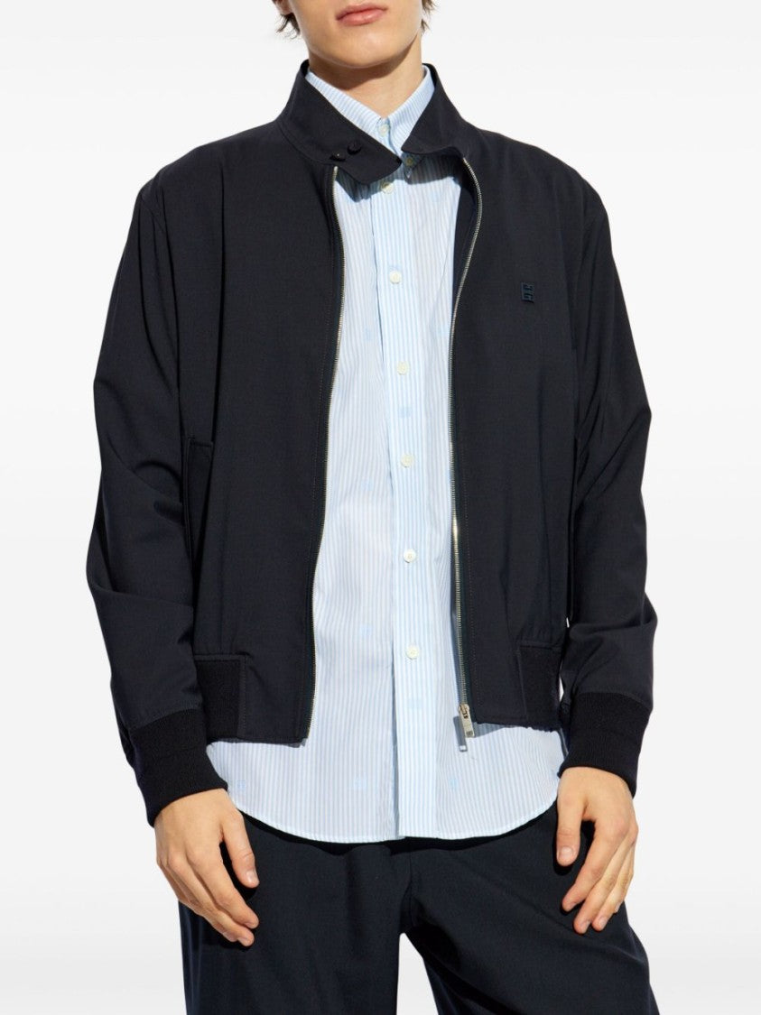 Givenchy Navy Wool Blend Jacket