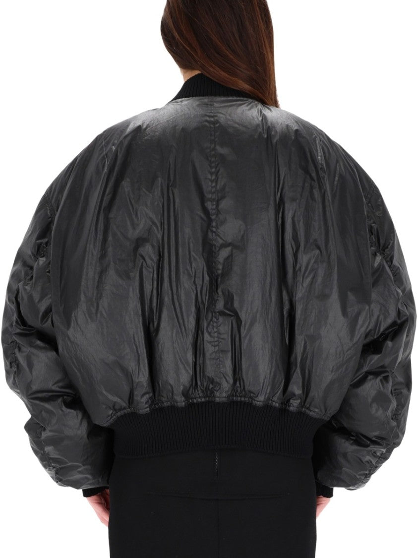 Rick Owens Oversized Black Sports Jacket