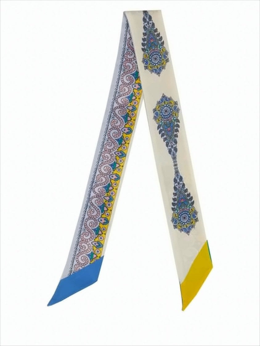 Etro Long Silk Scarf With Paisley