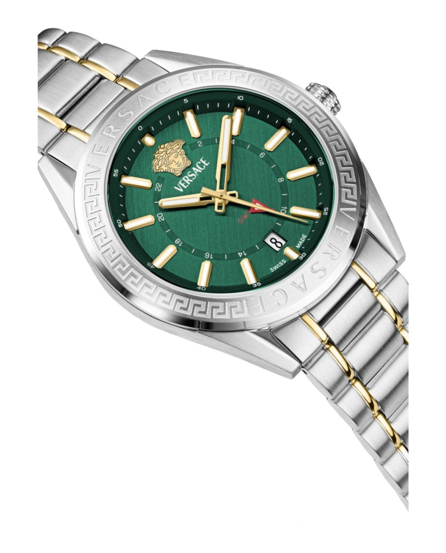 Versace V-Code Gmt Bracelet Watch