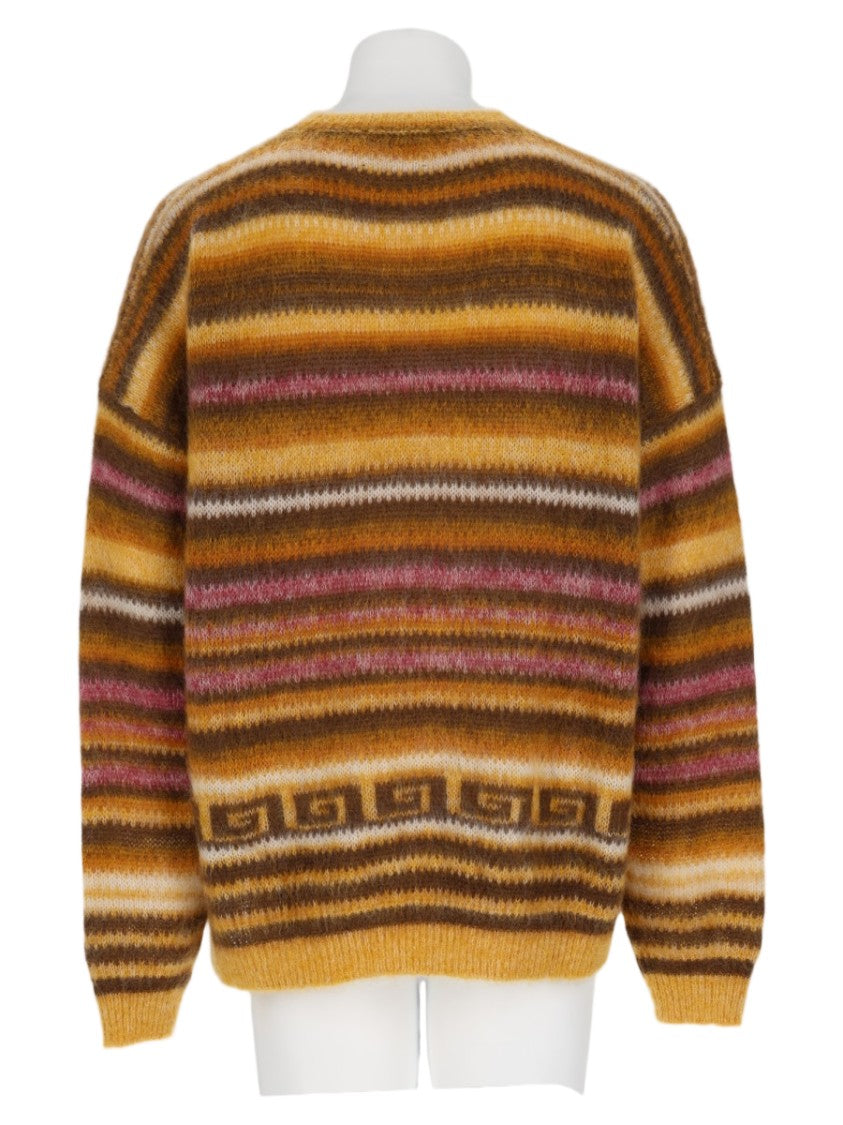 Isabel Marant Relaxed Fit Knit Sweater With Striped Pattern In Warm Tones