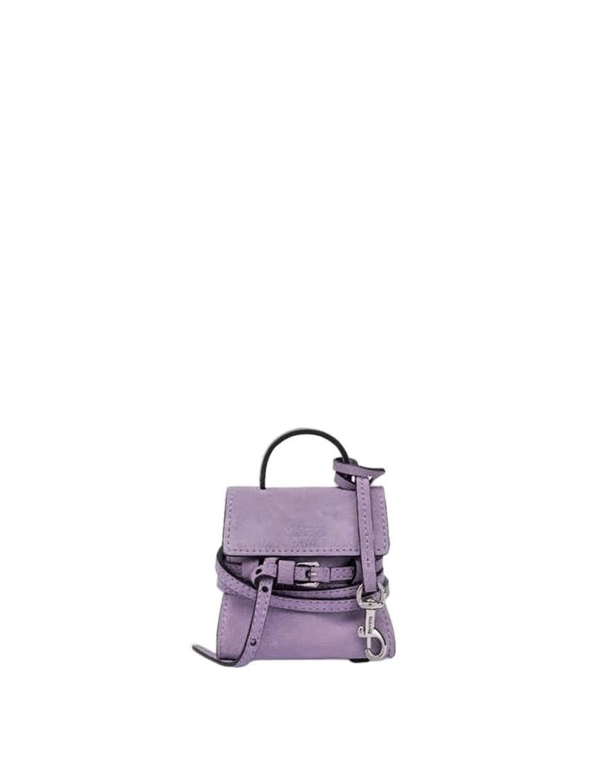 Moschino Structured Calf Leather Crossbody Bag