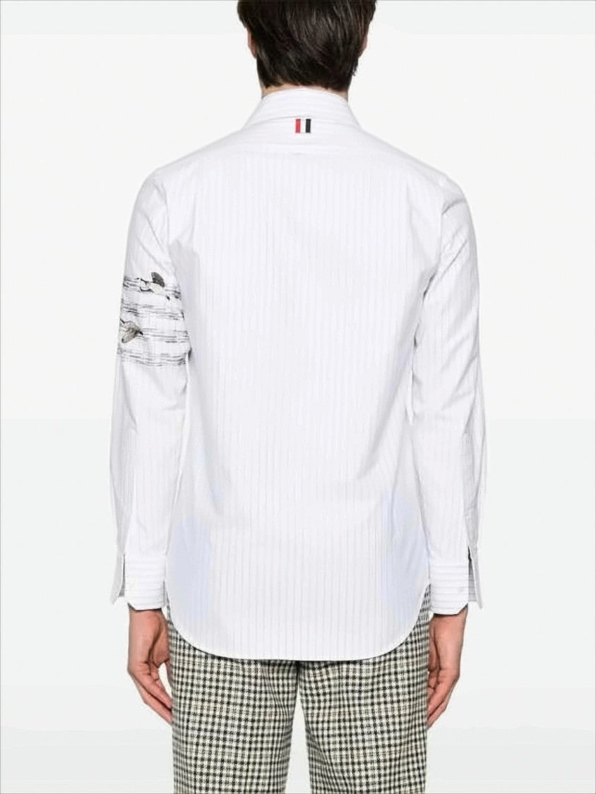 Thom Browne Long Sleeve Pinstripe Shirt