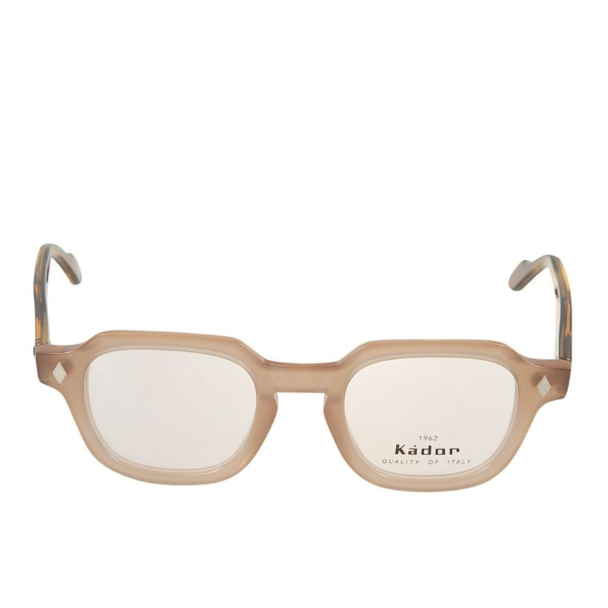 Kador Turbot Rectangular Frame Eyeglasses With Tortoiseshell Temples