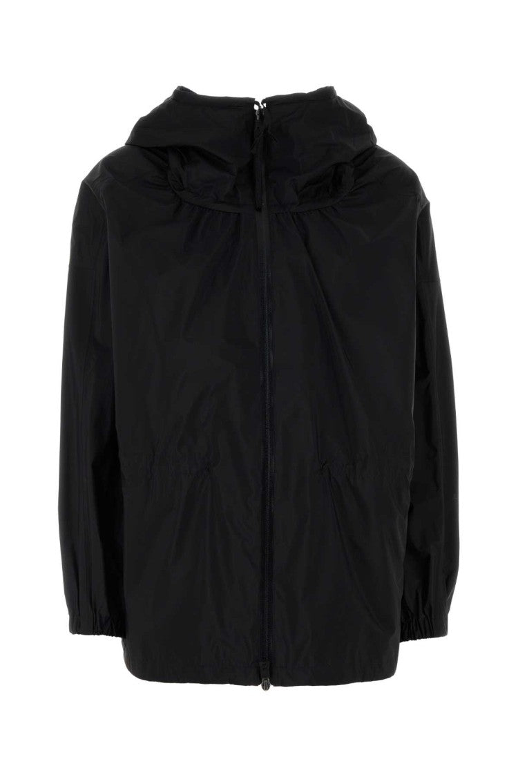 Herno Black Nylon Parka