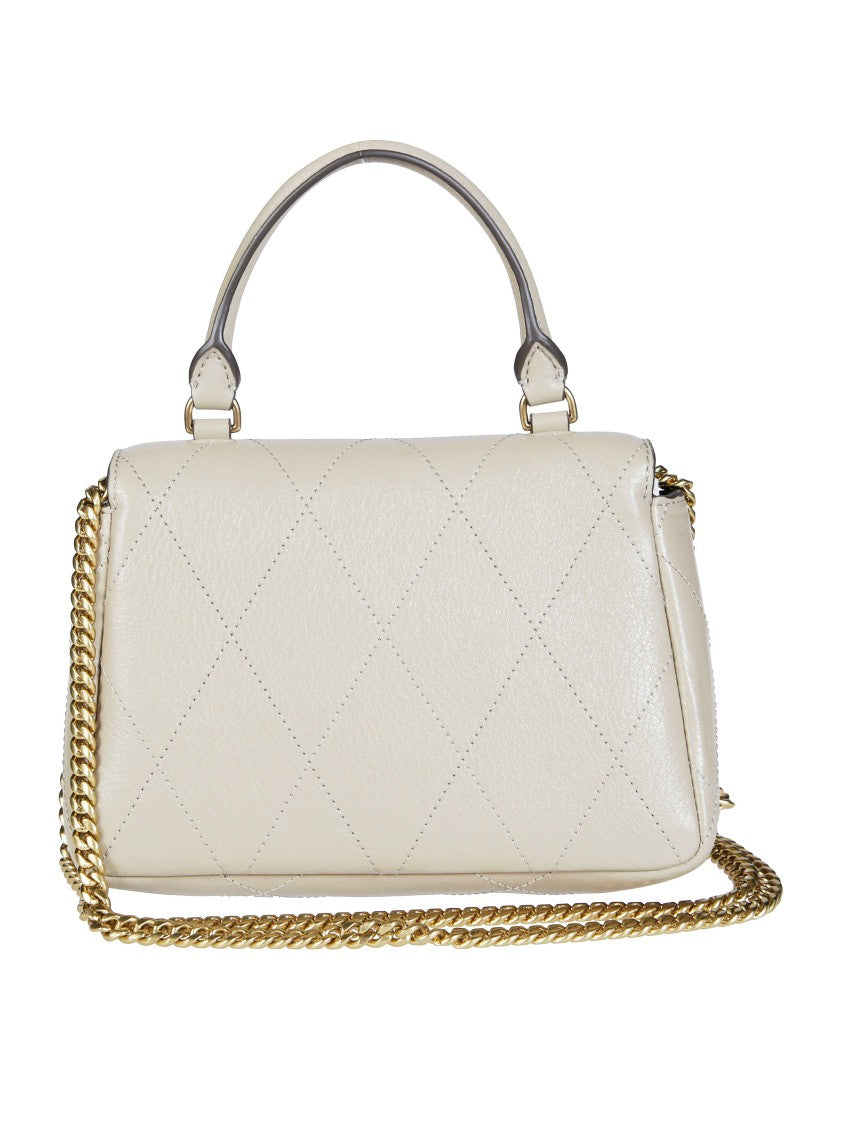Tory Burch Charlie Quilted Top Handle Chain Wallet
