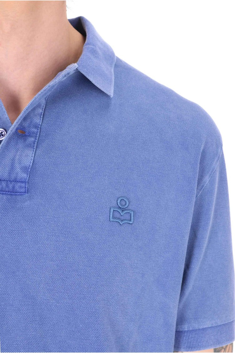 Isabel Marant Afko Premium Cotton Piquet Polo Shirt