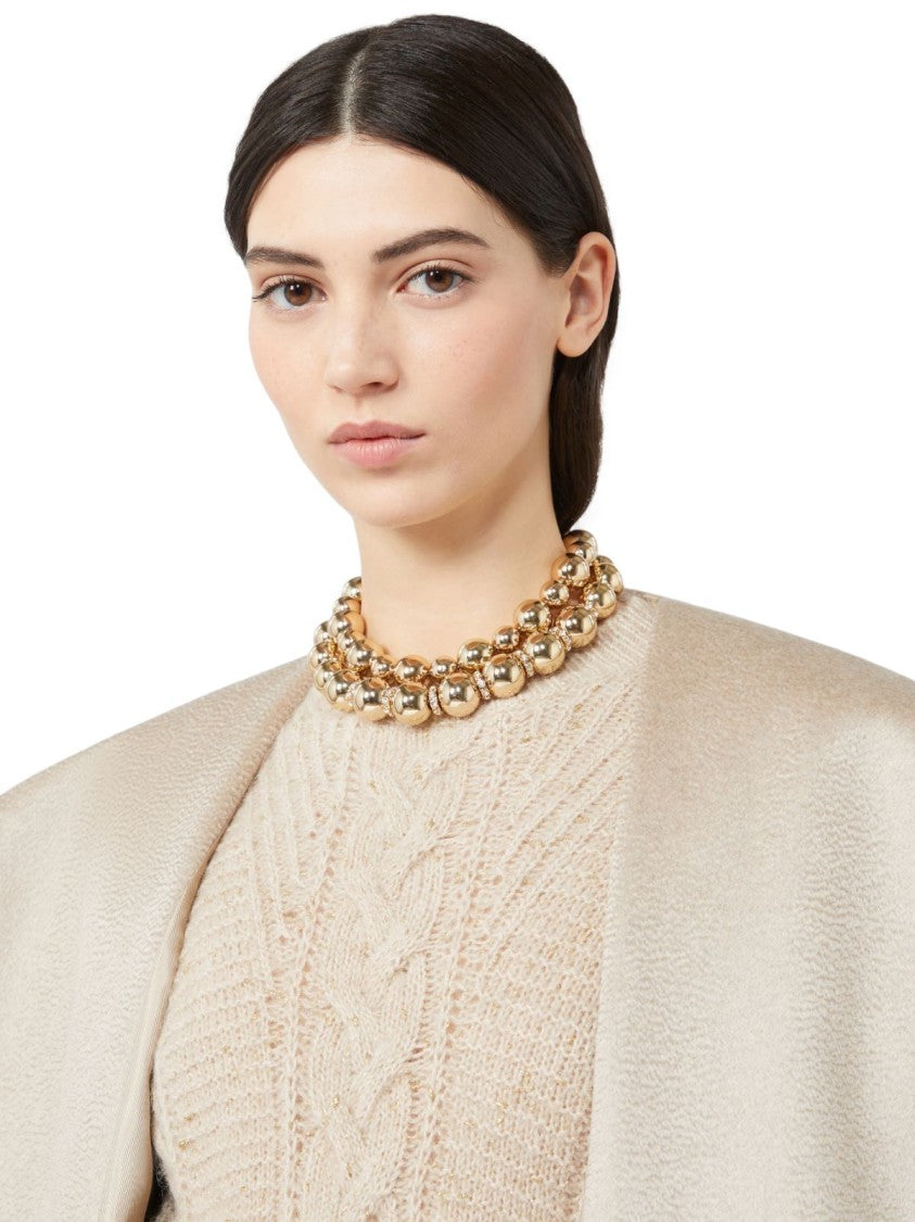 Max Mara Rhinestone Necklace