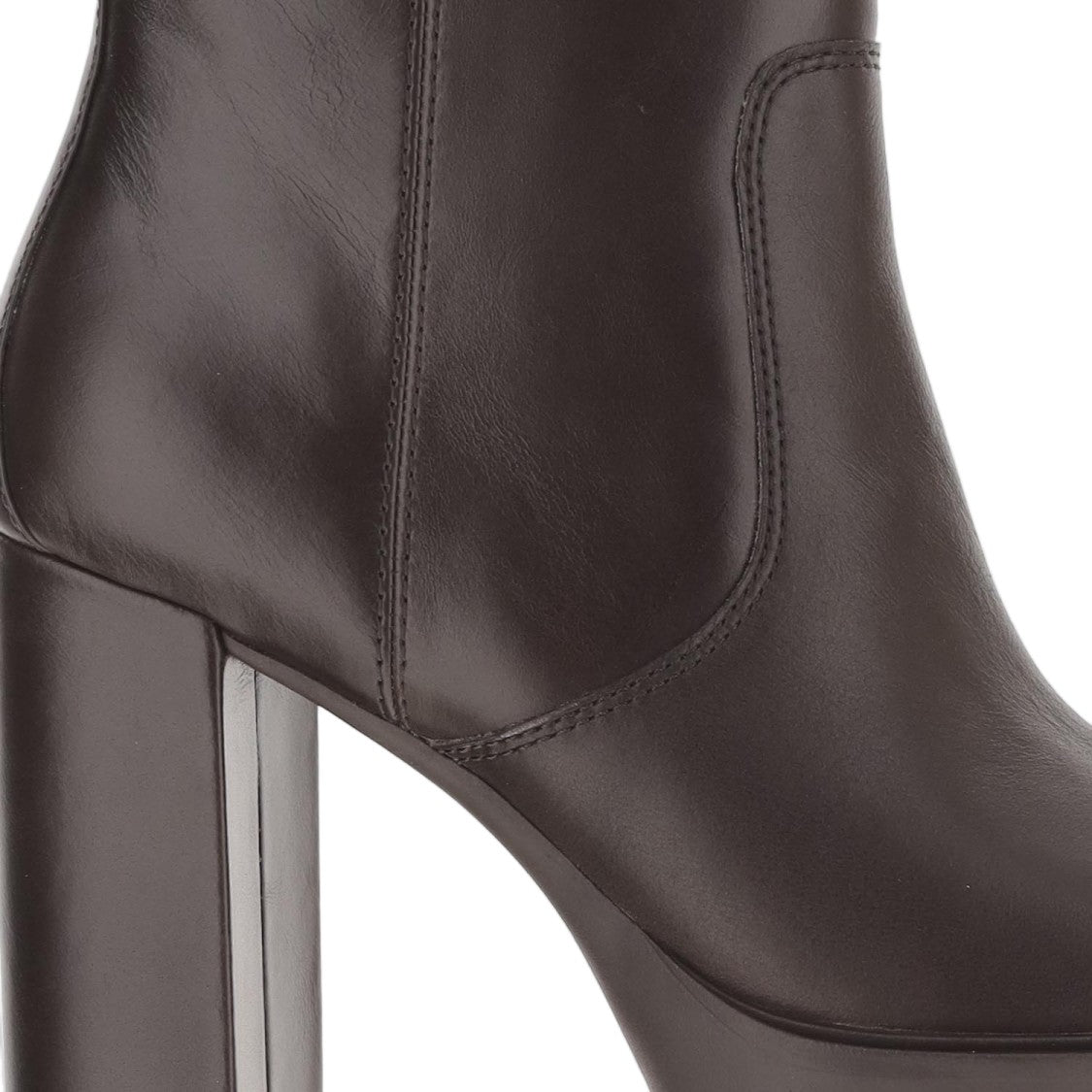 Pinko Brown Clara 01 Platform Leather Boots