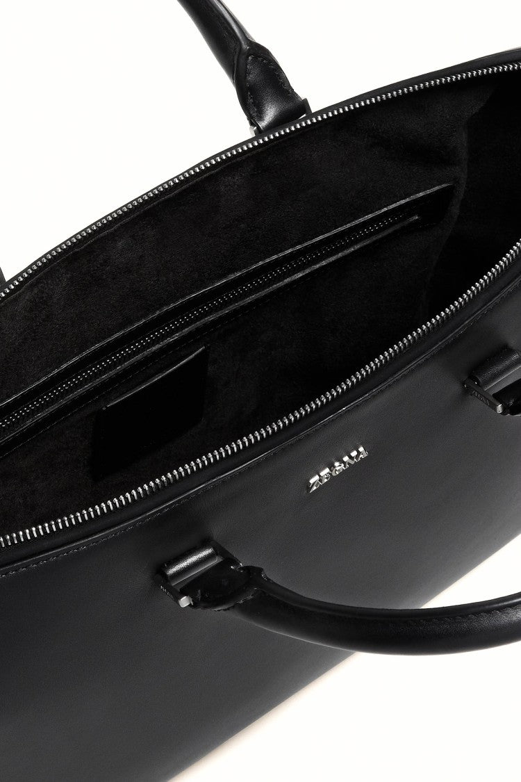 Zegna Calf Leather Briefcase