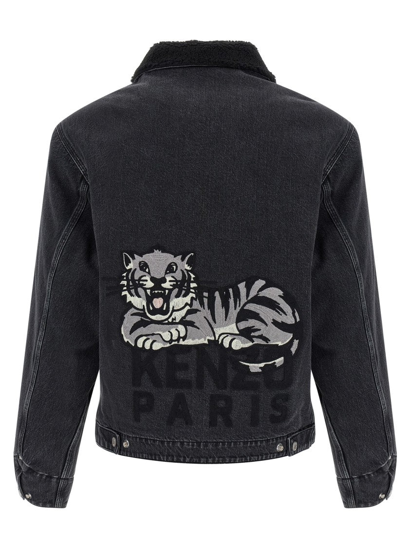 Kenzo ' Happy Tiger' Denim Jacket
