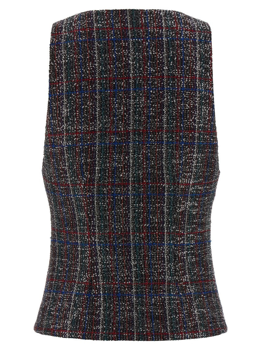 Missoni Sequin Tartan Vest