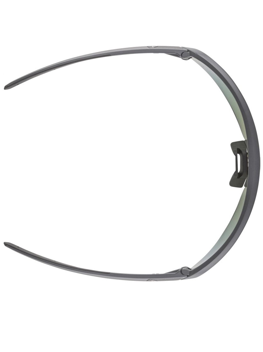 Alpina Matte Black Turbo Pro Wraparound Sunglasses