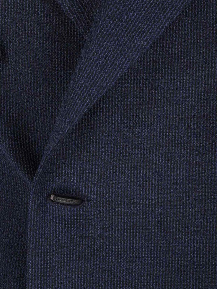 Tagliatore Double-Breasted Blazer – Navy
